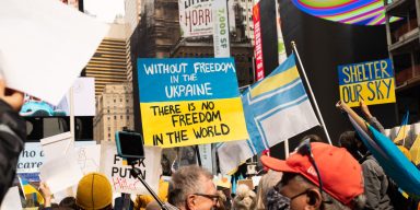 Rally at Times Square